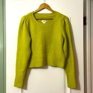 Maeve by Anthropologie green cropped sweater, like new